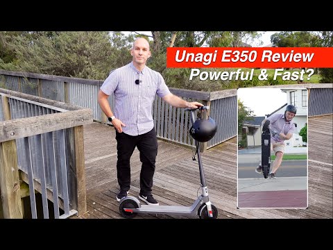 Unagi E350 Electric Scooter Review | I almost tanked it! - YouTube