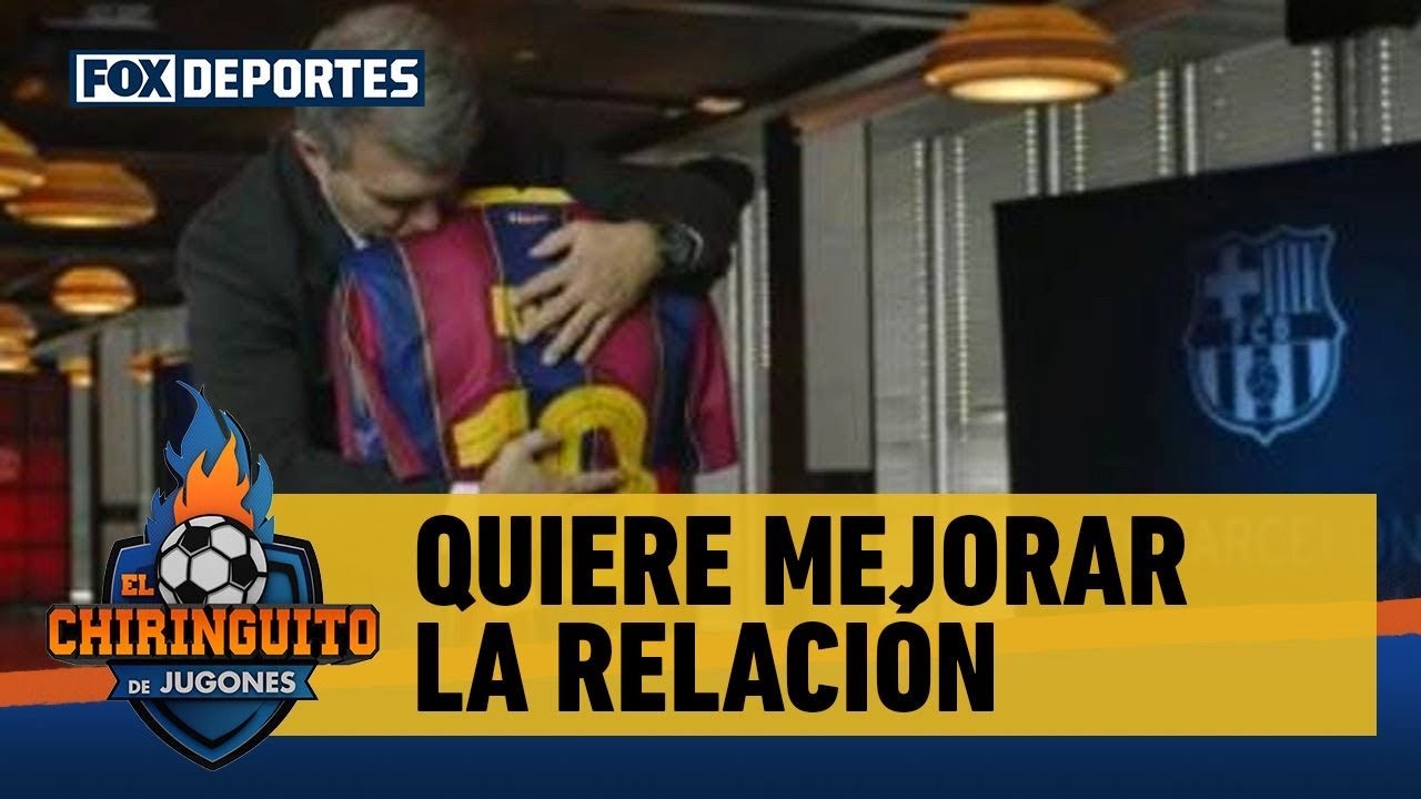 🫢😳 ¿HABRÁ RECONCILIACIÓN? Joan Laporta, quiere mejorar la relación con Messi | El Chiringuito
