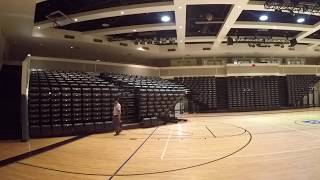 KFC Yum! Center with Irwin Seating Millennium and Marquee chairs and  telescopic platforms with nose mount seating