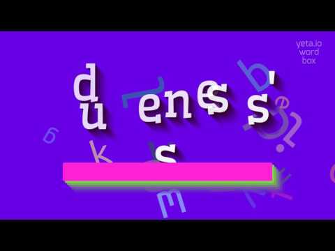 How to say "dueness's"! (High Quality Voices)