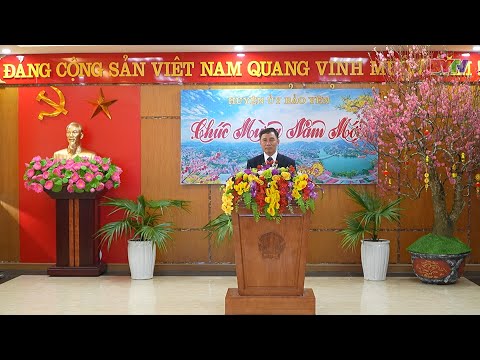 Lời chúc Tết Giáp Thìn 2024 của Bí thư Huyện ủy Bảo Yên Nguyễn Anh Chuyên