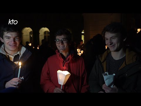 Marche aux flambeaux pour les vocations avec le saint Curé d’Ars