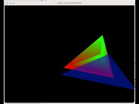 保健学科 アップル公式サンプル Hello Triangle 魔改造　２