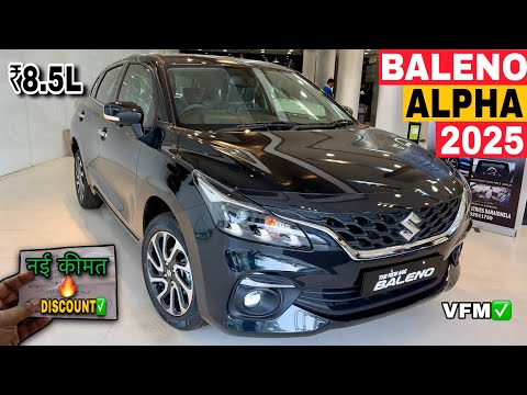 New Maruti Suzuki Baleno Alpha Model 2025 ✅ OnRoad Price 🔥 Details | Baleno Top Model Full Review’s 