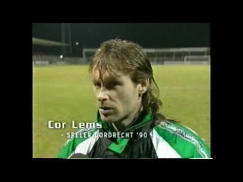 1997-02-22: Interview Cor Lems na rode kaart (Excelsior - Dordrecht'90)