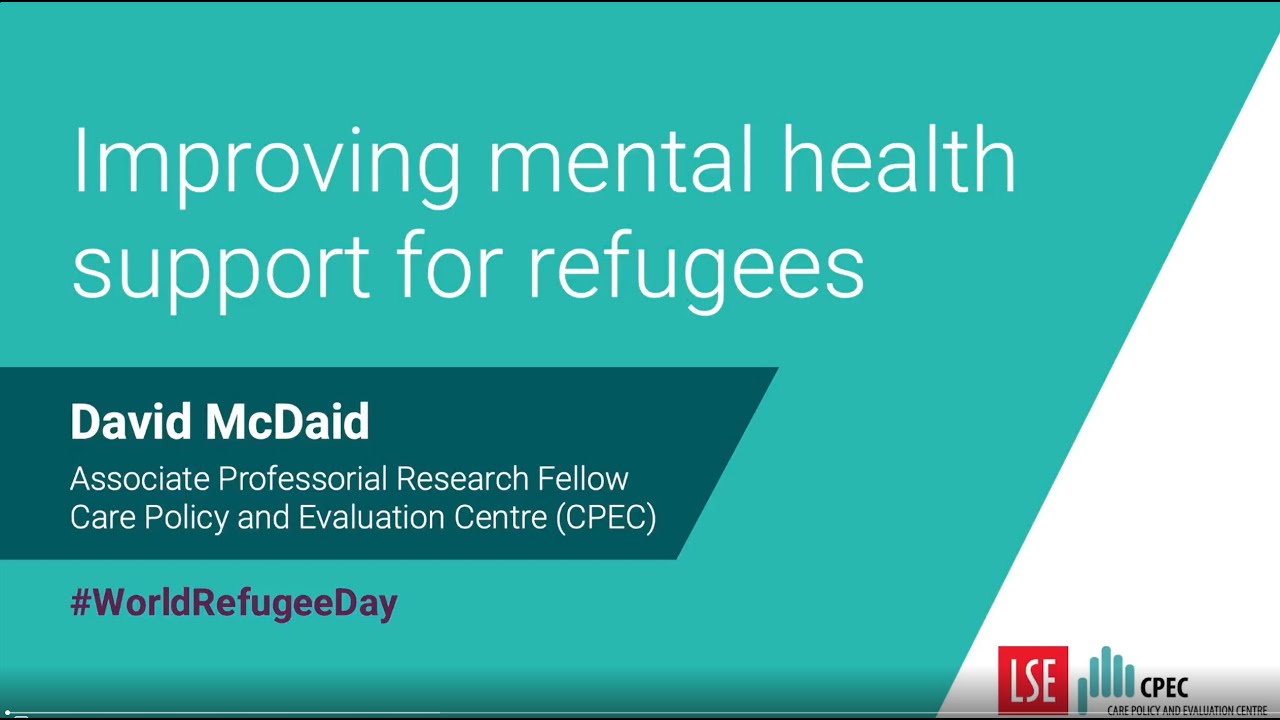 David McDaid: Improving mental health support for refugees