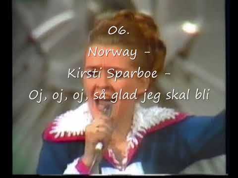 My top 16 of Eurovision 1969