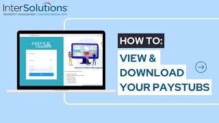 How To: View & Download Paystubs in InterSolutions Employee Portal