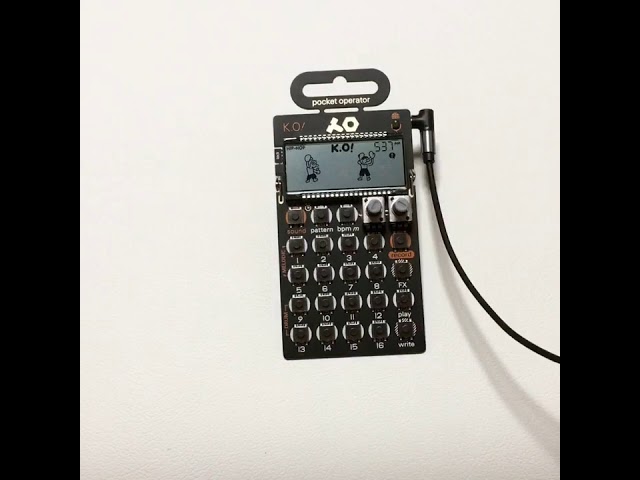 Vídeo relacionado con Teenage Engineering PO-33 K.O Caja de ritmos y Sampler