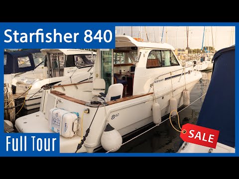Starfisher 840 zu verkaufen - Rundgang durchs Motorboot [VERKAUFT]