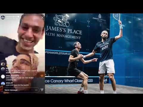 Squash: Ali Farag & Mo. ElShorbagy Discuss Their Rivalry and Relationship