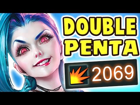 THIS WILL 100% BE NERFED!! NEW JINX W CRIT FOR 2000+ | TWO PENTAKILLS 100% CRIT 23 KILLS Nightblue3