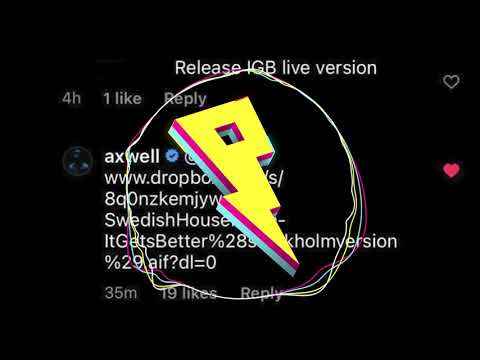 Swedish House Mafia - It Gets Better (Official Live Edit - 2019)