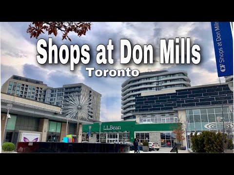 [4K] 🇨🇦 Shops at Don Mills | Toronto