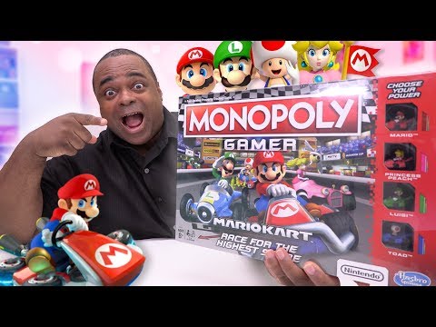 MARIO KART EDITION: MONOPOLY GAMER UNBOXING!
