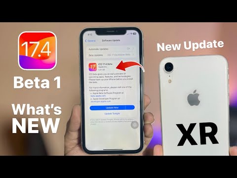 iOS 17.4 Beta 1 Update on iPhone XR - Whats New on iPhone XR iOS 17.4