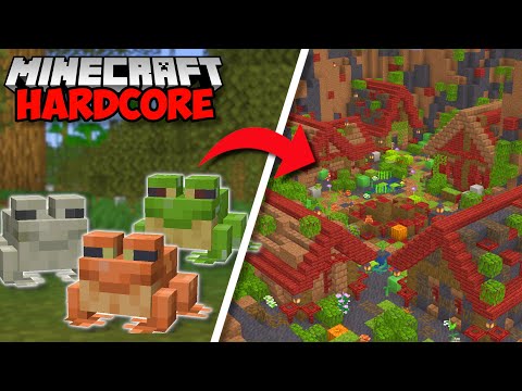 I Built A FROG CITY in Minecraft 1.19 Hardcore (#46)