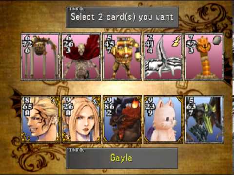 FFVIII Walkthrough Part 22 Collect The Magical Lamp - Playing More Cards