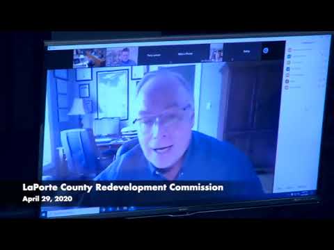 Laporte County Redevelopment Commission April 29 2020