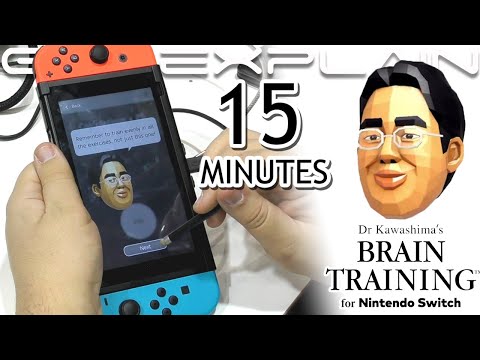 15 Minutes of Brain Training for Nintendo Switch Gameplay (Dr. Mario, IR Roshambo!)