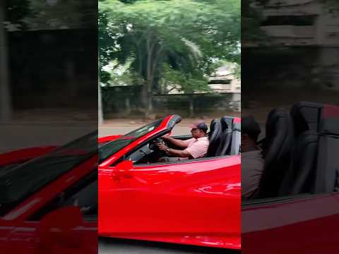Sri Lankan Cricket Legend Aravinda De Silva Drive Ferrari