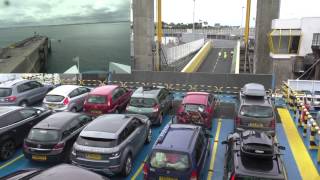 preview picture of video 'Brittany Ferries MV Armorique Departing Roscoff, Finistère, Brittany France 26th August 2014'