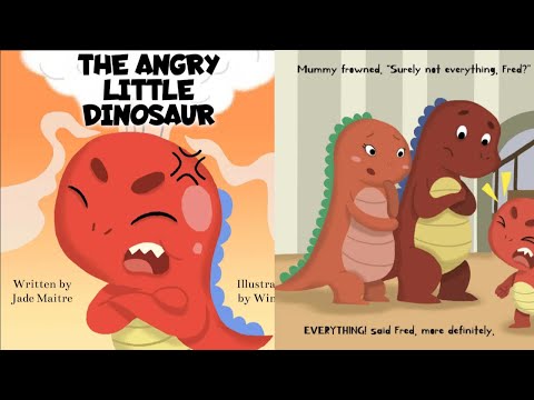 The angry little dinosaur story | dinosaur story | bedtime story | fairy tale |