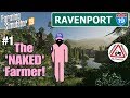 RAVENPORT, PS4, The 'NAKED' Farmer! #1. Farming Simulator 19, Let's Play.