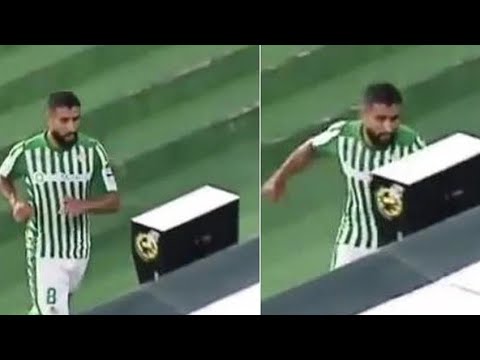 Nabil Fekir Destroys VAR Screen After being Sent Off