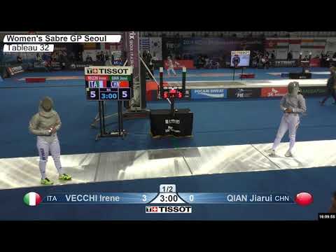 2019 468 T32 11 F S Individual Seoul KOR GP GREEN QIAN CHN vs VECCHI ITA