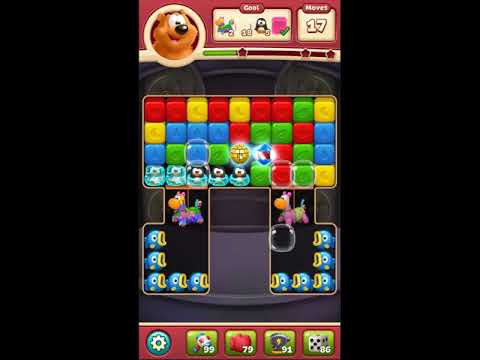 Toon Blast Level 3496 - NO BOOSTERS 🐻🐺🐱 | SKILLGAMING ✔️