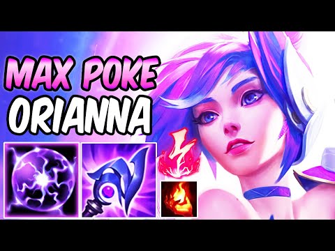 MAX POKE ORIANNA MID | STAR GUARDIAN ORIANNA | Best Damage Build & Runes | League of Legends