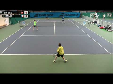 Suisse vs France (double) - Open Super 12 Auray Tennis - Court 3