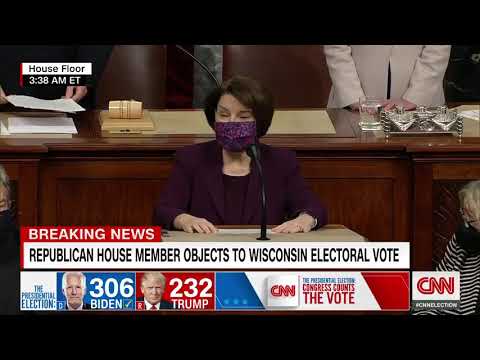 CNN Election 2020 - Congress Certifies Joe Biden’s Victory In The Electoral College Count