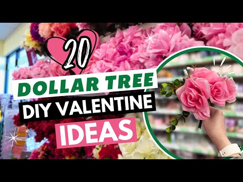 20 Dollar Tree Valentine’s Day DIYs You’ll Love 💖 Easy Home Decor Hacks!