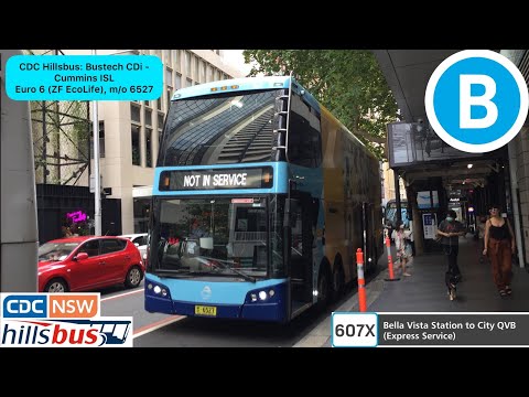CDC Hillsbus: Bustech CDi - Cummins ISL Euro 6 (ZF EcoLife), m/o 6527