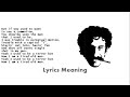 Jim Croce | Maury Muehleisen - Careful Man | Lyrics Meaning