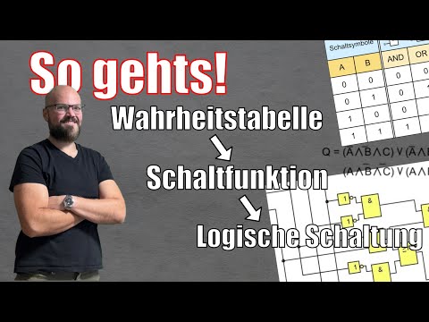 Turning a truth table into a logic circuit