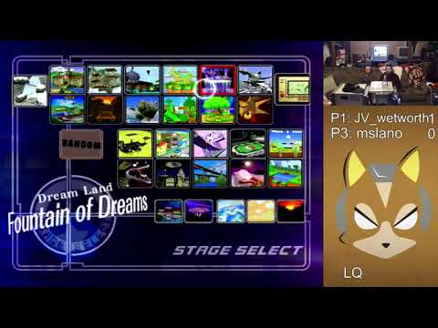 Justin Joe's Basement Bash 1 LQ - mslano (Falco) vs. JV_Wentworth (Sheik)