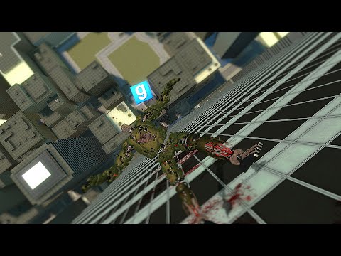 Gmod FNAF | Throwing FNAF Off A Skyscraper part 2