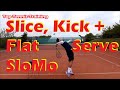 Tennis Serve Technique |  Slow Motion