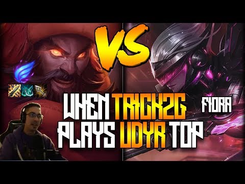 When Trick2g Plays Phase Rush Udyr Crit Top vs Fiora NA soloq Diamond Gameplay