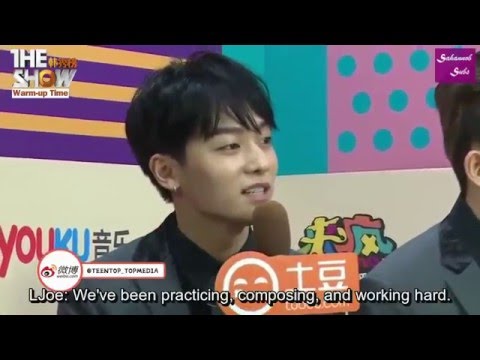 [ENG] 160126 Teen Top The Show Warm Up Time