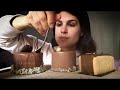 EATING: Chocolate Mousse Cakes (Mukbang/ASMR)