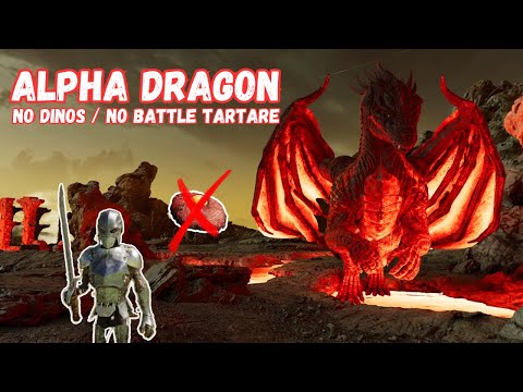 ASA - Easy DUO ALPHA Dragon With NO DINOS - Official Servers (ARK: Survival Ascended) 4K