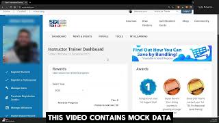 SDI eLearning Code Management | Generate, Bundle & Track Student Progress