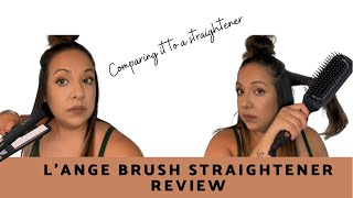 L'ANGE LE VITE STRAIGHTENING BRUSH VS L'ANGE STRAIGHTENER | BRUSH STRAIGHTENER VS STRAIGHTENER