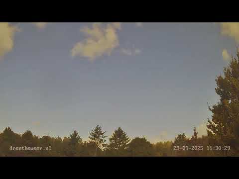 Timelapse weerstation Gasselternijveenschemond 23-09-2025