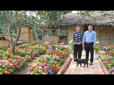 Full video: 150 days for a poor girl to renovate a donated house.