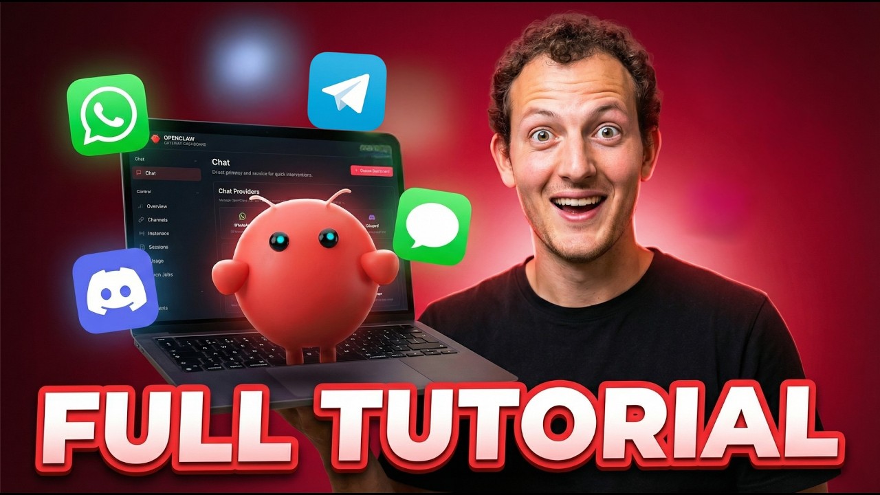 OpenClaw Masterclass for Beginners (full tutorial)